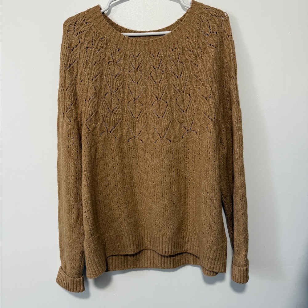 Talbots Brown Crew Neck Sweater